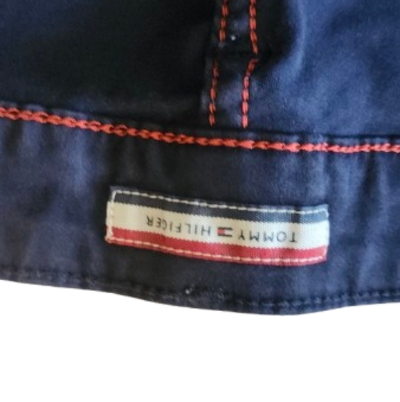 Dark blue Womens Tommy Hilfiger Capri pants - Picture 3 of 4